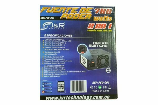 Fuente de poder 780 WATS